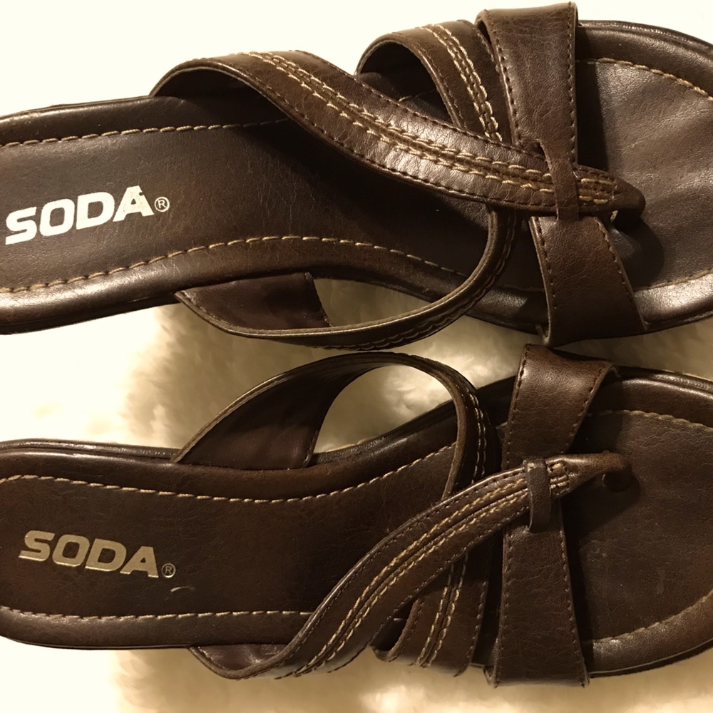 Soda strapless heels